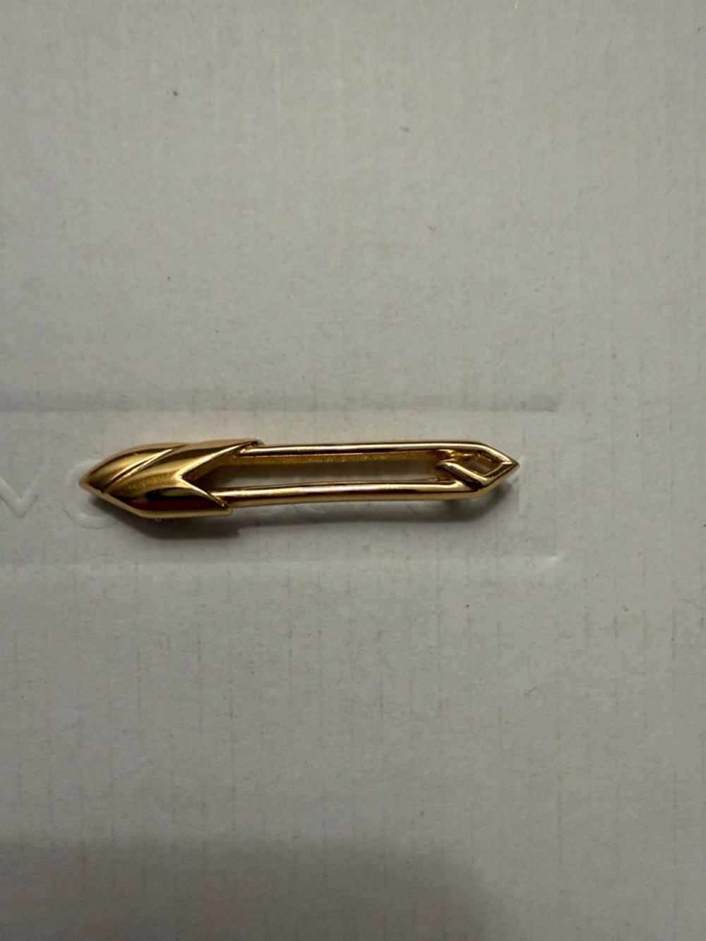 Vintage Monet Gold Arrow Pin